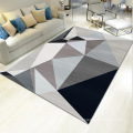 Tapis résistant au tapis de tapis intérieur Tapis à plancher en diamant treillis gris et blanc